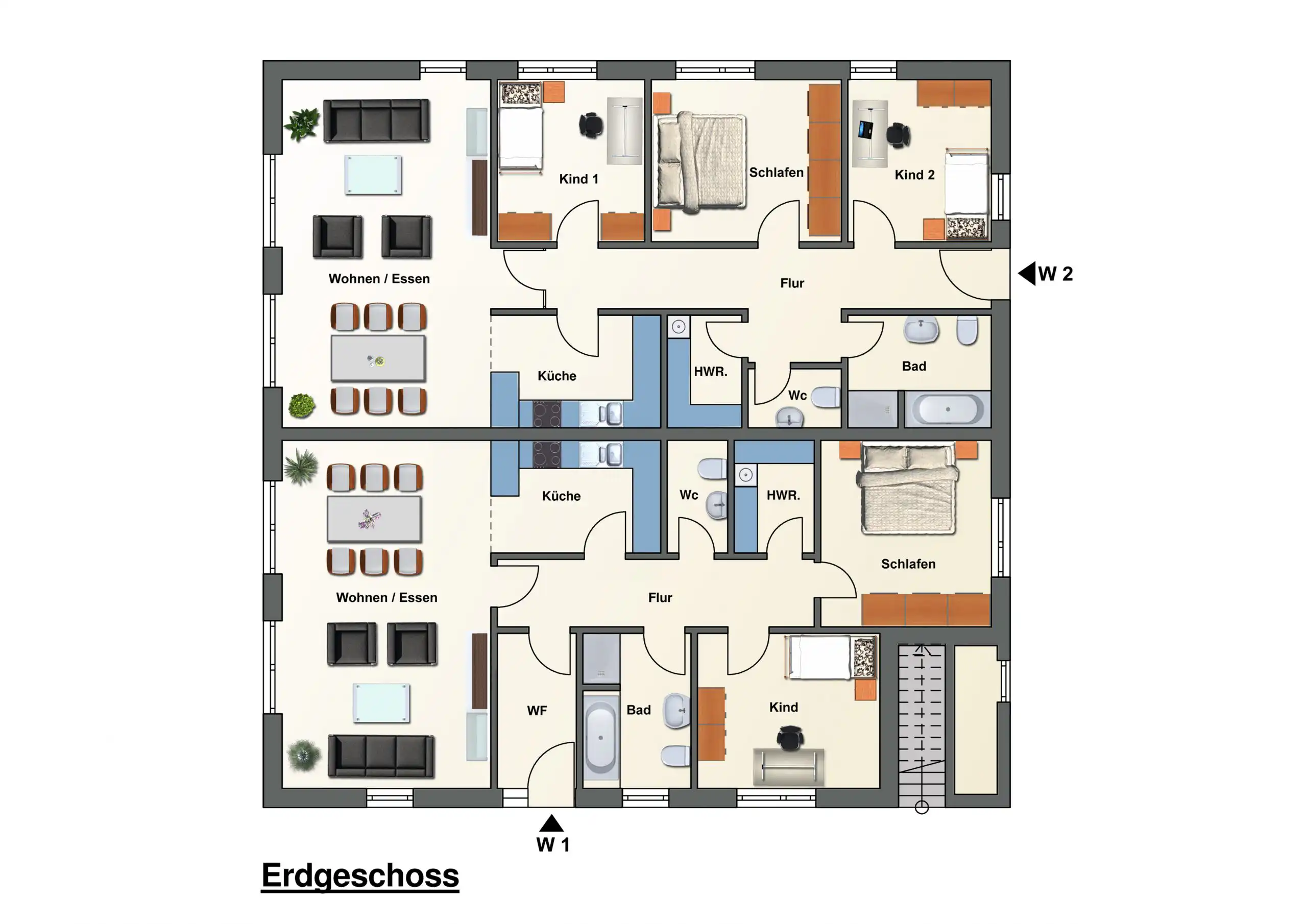 4-Familien-Haus